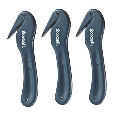 WOD SD-259B Disposable Handy Cutter Package Opener, Stretch Film Shrink Wrap Safety Box Cutters & Strapping Speedy Safe Cutter - Ideal For Office & Commercial Use (Pack of 3)