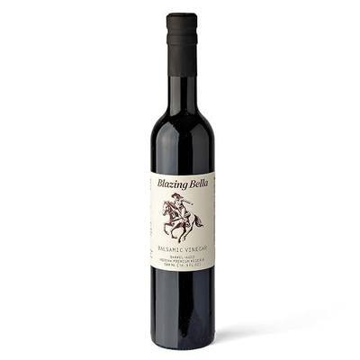 Blazing Bella Barrel Aged Balsamic Vinegar of Modena, Italy – Thick, Rich & Naturally Sweet – Premium Traditional Italian Balsamic for Everyday Use – 16.9 fl oz (500ml)