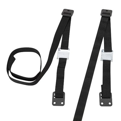 Safety 1st TV & Furniture Safety Straps, Black, 2‑Pack, Screws Included
