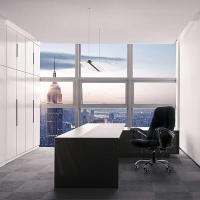 Deisy Dee Computer Office Chair Covers for Stretch Universal Rotating Chair Desk Chairs ONLY Chair Covers (Black, Medium)