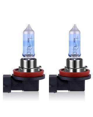 NEWBROWN H11 Headlight Bulb H11 Halogen Headlight Bulb 5000K Super White Light Long Life Replacement PGJ19-2 12V/55W (H11, 2 Pack)