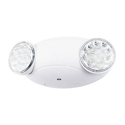 LIT-PaTH Emergency Light for Business, LED Bug Eye Heads, Battery Backup | Commercial Emergency Light Fixtures, Hardwired, Two Bright and Adjustable Heads, UL 924 and CEC, 120/277 Voltage, 1 Pack
