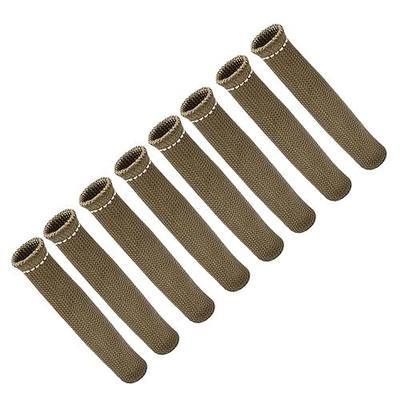 labwork 8Pcs 1800° Titanium Spark Plug Wire Boots Heat Shield Sleeve Replacement for SBC BBC 350 Engine