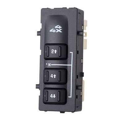 Aupoko 4WD Selector Switch, 4x4 Wheel Drive 3 Button Transfer Case Switch, Replaces # 19259312 15164519 15136040, Replacement for 2003-2007 Chevy Silverado, Suburban, Avalanche, GMC Yukon