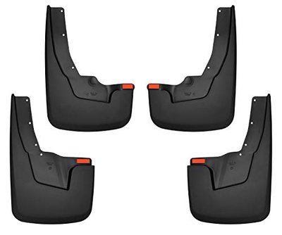 Husky Liners — Front & Rear Mud Guards | Fits 2019-2024 Ram 1500 (New Body Style) w/OEM Fender Flares (Will NOT fit Models w/Out OEM Flares, Black, 4 Pc | 58136