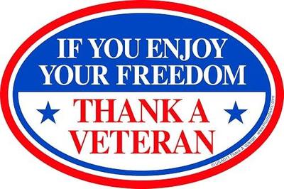 Prismatix Patriotic Magnet - American Flag with Bright Colors - Long Lasting Magnets for Cars- Inexpensive Refrigerator and Car Decals - Magnetic Fridge Decal -Made in USA (6 x 4, Thank A Veteran) | Made In USA Magnet With Bright Colors For Cars Or Fridges Featuring Thank A Veteran Flag Design, 1 Pa