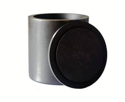 Gold Silver Copper Smelting Graphite Crucible Cup with Lid Lab Supply (40X40MM)
