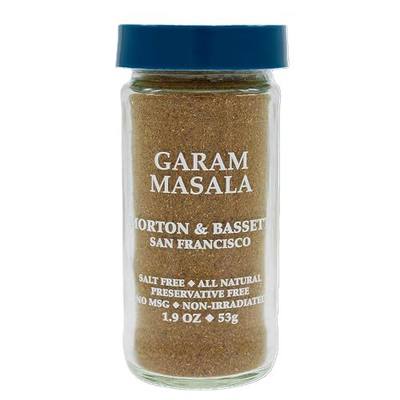 Morton & Bassett Garam Masala, 1.9 oz – Non-GMO, Salt-Free, Aromatic Spice Blend for Curries, Rice & Indian Cuisine