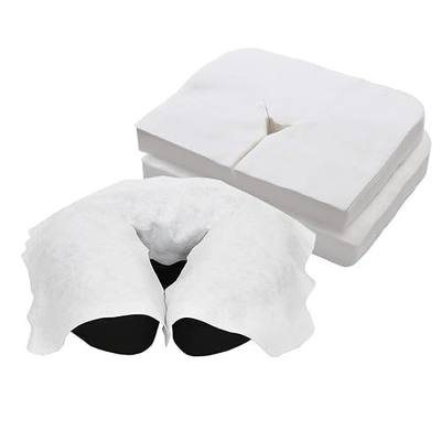 BodyMed Disposable Face Cradle Covers - 1 Pack of 100 Sheets - Medical-Grade, Ultra Soft, Luxurious, Non-Sticking Massage Face Covers/Headrest Covers for Massage Tables & Massage Chairs