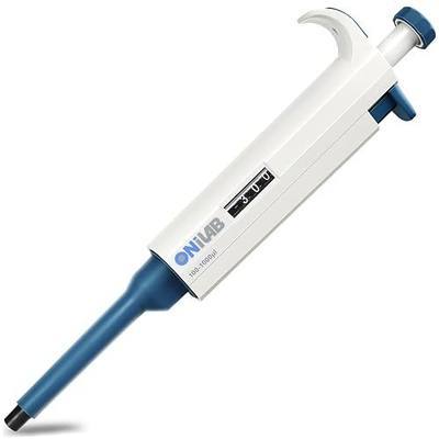 ONiLAB Single Channel Adjustable Pipettor, Micropipette 100-1000μL | Ergonomic Design,Clear Volume Display,Adjustable Volume Control,Precise Liquid Handling,Autoclavable