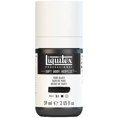 Liquitex Professional Soft Body Acrylic Paint, 59ml (2-oz) Bottle, Mars Black