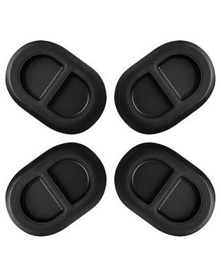 Floor Drain Plug for Jeep Wrangler JK JL TJ Gladiator | Heavy Duty rubber floor drain plugs resist cracking, aging & UV, Fits JK/JL/TJ/JT, Easy push-in install(Black, 4 Pack)