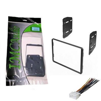 Double Din Dash Kit with Wire Harness for 1999-2004 Ford F-250/350/450/550
