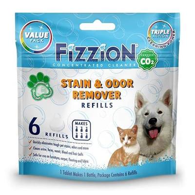 Fizzion Pet Stain and Odor Remover, 6 Tablets, Original