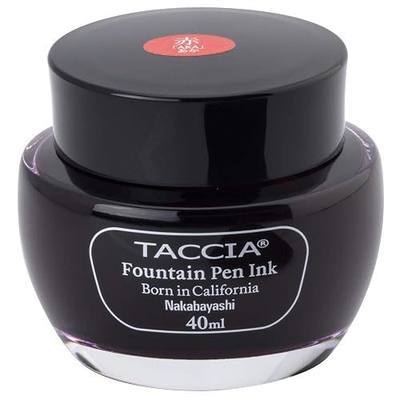 TACCIA TFPI-WD40-05 Suna-IRO Ink Fountain Pen Ink, Water-Based Dye, Aka, Red