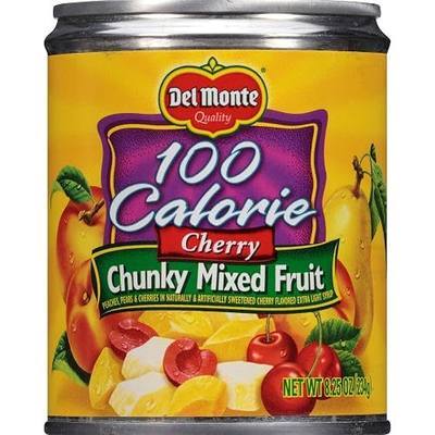 Del Monte Canned Cherry Mixed Fruit in Cherry Flavored Light Syrup, 8.25 Ounce