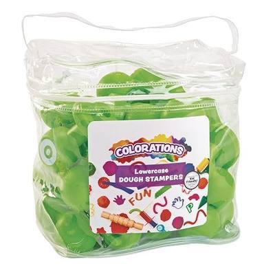 Colorations Alphabet Dough Stampers Set, Lowercase Letters, 26 Letter Stamps for Toddlers & Preschool Kids, Learn ABC & Spelling, Play Dough Creative Play for Classrooms, Daycare, School, Homeschool | For Toddlers & Preschoolers, Learn ABCs & Spelling, Play Dough Creative Play for Classrooms, Daycar
