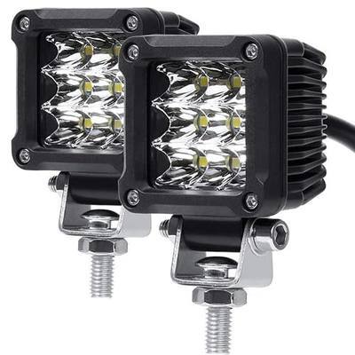 Motorcycle Fog Lights, 2'' Inch 27W Spot Mini Cube Work Driving Pod Lights for Offroad Trucks ATV UTV SUV 4x4 Pick Up Car Boat