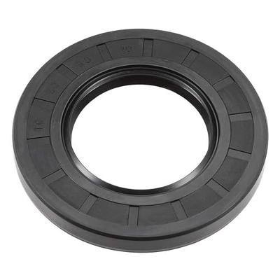 uxcell Oil Seal, TC 50mm x 90mm x 10mm Nitrile Rubber Cover Double Lip with Spring for Bearing Shaft, Black Pack of 1