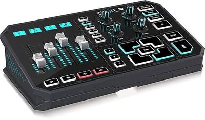 TC-Helicon GoXLR Revolutionary Online Broadcaster Platform with 4-Channel Mixer, Motorized Faders, Sound Board and Vocal Effects, Officially Supported on Windows