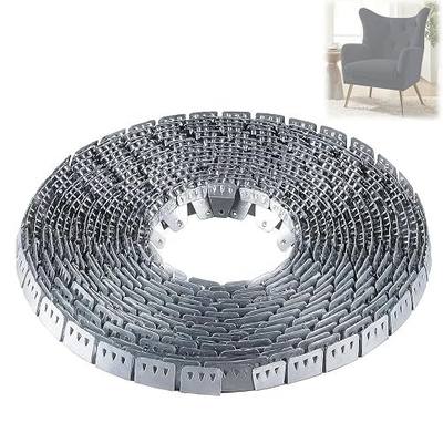 32ft Upholstery Metal Flexible Tack Strip for Furniture, Chairs, Sofas – Curve-Ease Grip for Easy Installation