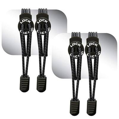 Lock Laces Elastic No Tie Shoelaces Multipack, One Size Fits All