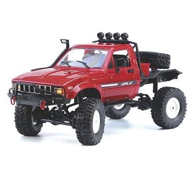 RC Crawler Offroad RC Truck WPL C14 RC Rock Crawler 1/16 Scale 4x4 Waterproof Remote Control Trucks with LED Lights, 2.4G RTR Hobby RC Pickup for Adults
