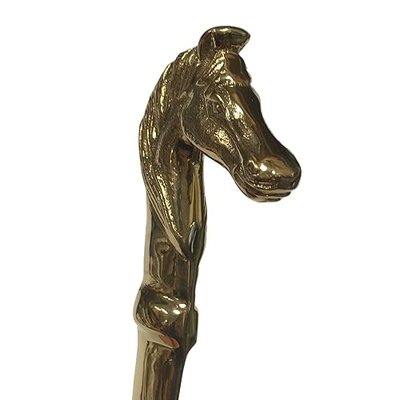 6.25” Solid Polished Brass Horse Head Letter Opener – Antique Style Equestrian Desk Accessory, Vintage Mail Opener Gift for Horse Lovers