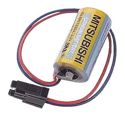 Mitsubishi A6BAT ER17330V 3.6V 2000mAh Lithium Industrial Battery w/Plug