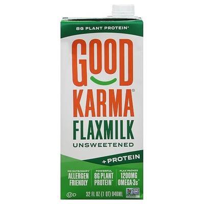 Good Karma - Flax Milk with Omega-3 + Protein Unsweetened - 32 fl. oz.