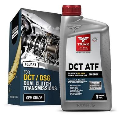 TRIAX DCT ATF - Full Synthetic Dual Clutch Automatic Transmission Fluid - OEM Grade - Compatible with Direct Shift Gearboxes and Dual Clutch Transmissions (1 Quart)