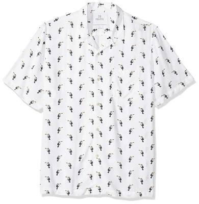 28 Palms Men's Standard-Fit Vintage Washed 100% Rayon Tropical Vacation Shirt