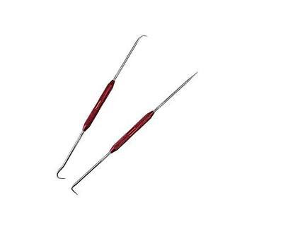 HARDK Hook and Pick Set of 2 - Precision Automotive Pick Set, Car Auto Oil Seal, O-Ring Seal Gasket Mini Precision Hooks Puller Remover