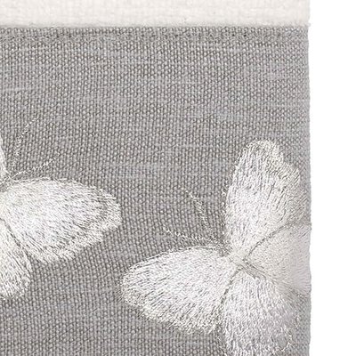Avanti Linens - Fingertip Towel, Soft & Absorbent Cotton Towel (Yara Collection, White) 18.00" x 11.00"