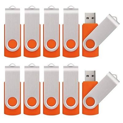 20 Pack 8GB USB Flash Drives 2.0 Memory Stick - Orange
