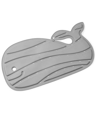 Skip Hop Baby Bath All-in-One Elbow Saver and Kneeler, Moby, Grey