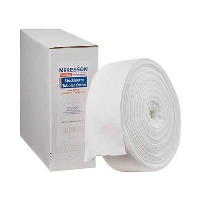 McKesson Stockinette, Non-Sterile, Latex-Free, White, Polyester, 3 in, 1 ct | Tubular, 25 yds