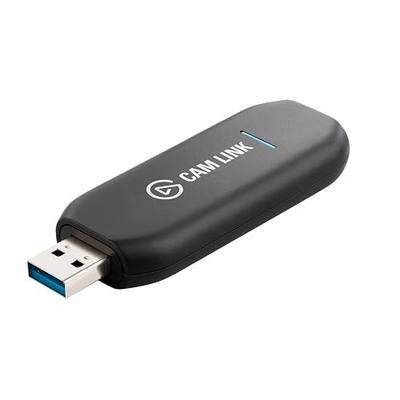 Elgato Cam Link 4K Capture Card for DSLR, Camcorder, Action Cam | HDMI to USB 3.0, Stream in 1080p60 or 4K30/60, Ultra-low latency, Works with OBS, Zoom, Discord, PC/Mac/iPad compatible