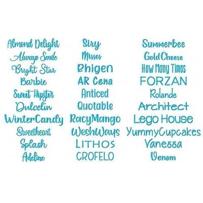 Name Patch Applique Embroidered Iron-On Patch - 001 | Iron on or sew on patch for Uniform, Backpack, Christmas Stocking, Easter Basket, Wedding, School - PNW Merch