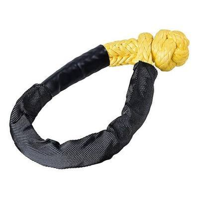 1/2" Soft Shackle Rope Synthetic Protective Sleeve Yellow (38,000LBs Max Breaking, WLL 15,000 LBs - 7.5 Tons)