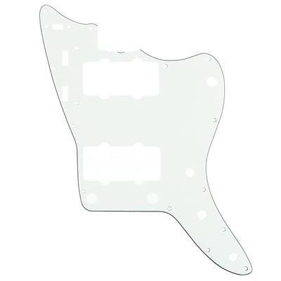 Musiclily Pro 13-Hole 65 60s Vintage Guitar Pickguard for Fender American Jazzmaster, 3Ply Parchment
