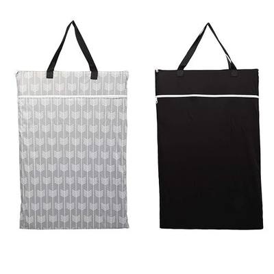 2 Pack Large Hanging Wet Bags Laundry Pail Bags Cloth Diapers Reusable