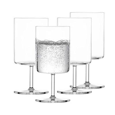 SCHOTT ZWIESEL Modo Water Glass (Set of 4), Glasses with Modern Design, Dishwasher-Safe Tritan Crystal Glasses, Made in Germany (15 Ounce)
