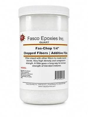 Fasco Epoxies 1/4" Chopped Strand Mat Fiberglass Fibers Quart