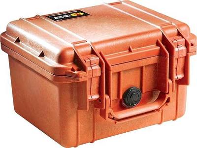 Pelican 1300 Case With Foam (Orange)