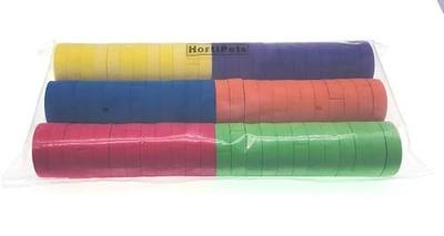Clone Collars 2 inch Neoprene Inserts, 6-Colors-Mixed, Pack of 72 | For Clone Machines, For 2 in Net Pots, Colorful