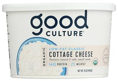 Good Culture, Organic Low Fat Cottage Cheese - Classic 2%, 16Ounce