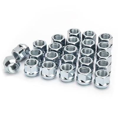 KSP M14X1.5 Open End Acorn Bulge Wheel Lug Nuts, Zinc Finish, 3/4"(19mm) Hex 0.84”(21mm) Height Conical Seat 60 Degree for Truck/Tuner Aftermarket Rims Pack 24 pcs, 1 Year Support