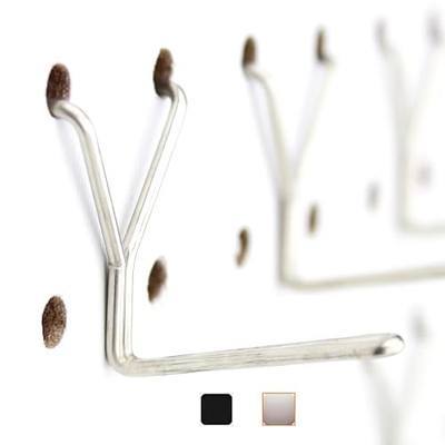 Stainless Steel Pegboard Hooks 50-Pack 1" L Hook - Will Not Fall Out, Fits Any Peg Board - Organize Tools, Accessories, Workbench, Garage Storage, Kitchen, Crafts, Jewelry, Retail