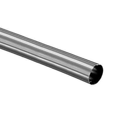 1" OD - Brushed Stainless Steel Tubing 316 Grade - 36" Long - 16 Gauge (Custom Order)